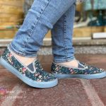 کفش ونس بدون بند (طرح LACOSTE)