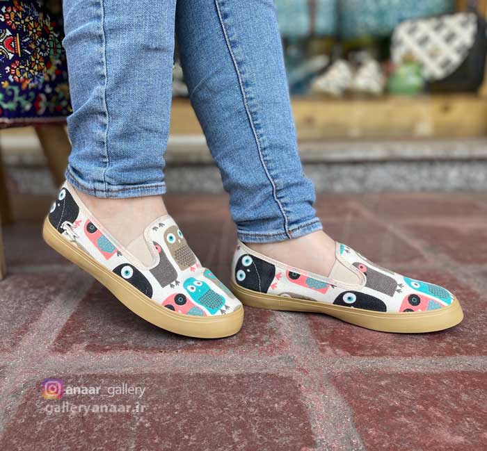 کفش-ونس-بدون-بند-7 کفش ونس بدون بند (طرح LACOSTE) - Image 1