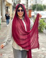 شال های الیاف طبیعی منگوله دار - Image 6