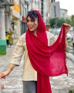 شال های الیاف طبیعی منگوله دار - Image 15