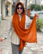 شال های الیاف طبیعی منگوله دار - Image 10