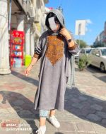 تن پوش سنتی پنل دوزی شده - Image 3