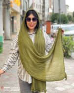 شال های الیاف طبیعی منگوله دار - Image 11