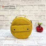 کیف های دوشی گرد مخمل کبریتی - Image 8