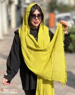 شال الیاف طبیعی منگوله دار - Image 12