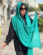 شال الیاف طبیعی منگوله دار - Image 14