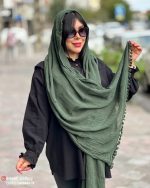 شال الیاف طبیعی منگوله دار - Image 15