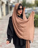 شال الیاف طبیعی منگوله دار - Image 17