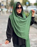 شال الیاف طبیعی منگوله دار - Image 18