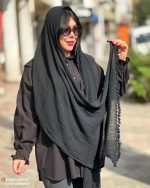 شال الیاف طبیعی منگوله دار - Image 3