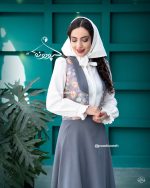ست شومیز و ژیله و دامن گلناز - Image 9
