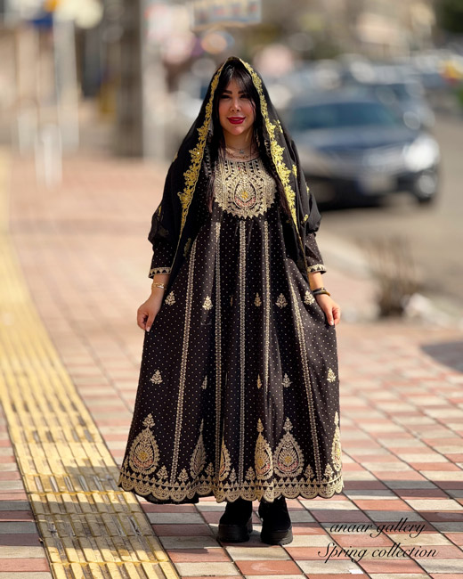 photo-output-11 مانتو پیراهنی سنتی سرو ( مدل 3 ) - Image 1