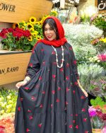 مانتو آلبالویی ( مشکی )