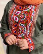 مانتو پیراهنی سنتی نارین (سبز) - Image 4