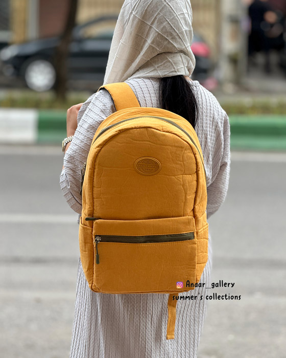 photo-output-10 کوله پشتی ریزو زرد - Image 1