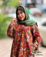 پیراهن پامچال ( زرشکی گلدار ) - Image 3