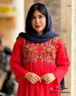 مانتو پیراهنی نیلوفر (قرمز) - Image 3