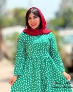 پیراهن فلور (سبز) - Image 2