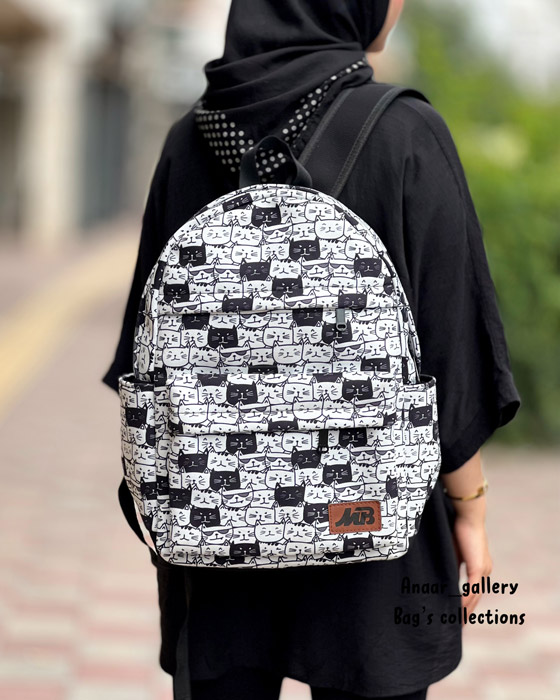 photo-output-2 کوله پشتی های MB گربه سفید مشکی - Image 1