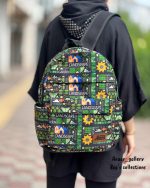 کوله پشتی های MB طرح دار سبز