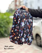 کوله پشتی بچگانه ست با جامدادی طرح شهاب سنگی - Image 2