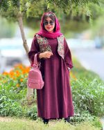 ست پیراهن و وست طناز (بنفش) - Image 2