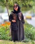 ست پیراهن و وست طناز (نوک مدادی) - Image 2