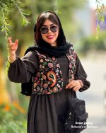 ست پیراهن و وست طناز (نوک مدادی)