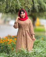 پیراهن سروه ( قهوه ای ) - Image 2