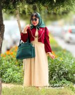کت و سارافن نبات (سارافن کرم و کت زرشکی) - Image 2