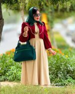 کت و سارافن نبات (سارافن کرم و کت زرشکی) - Image 3