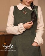 ست شومیز و سارافون تیدا (سبز) - Image 2