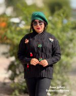 بافت کریسمی ( مشکی )