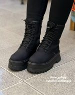 بوت ضدآب (مشکی ساده) - Image 2