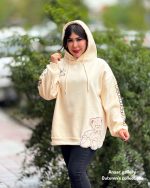 هودی داخل کرک خرسی (سفید)