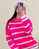 بافت راه راه (صورتی)