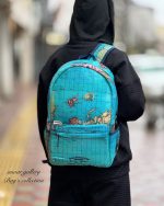 کوله پشتی ریزو طرح کره زمین آبی