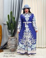 پیراهن رخساره (آبی) - Image 2
