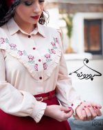 شومیز دامن شهرزاد (قرمز) - Image 3