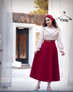 شومیز دامن شهرزاد (قرمز)