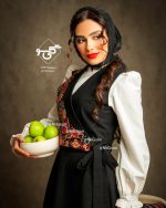 ست شومیز و دامن و وست ایماژ (مشکی) - Image 2