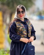 ست پیراهن و جلیقه طناز(سورمه ای) - Image 2