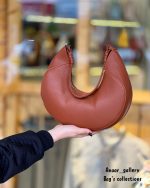 کیف دوشی قایقی قهوه ای