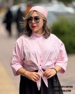شومیز گره ای بابونه در 6 رنگ - Image 2