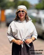 شومیز گره ای بابونه در 6 رنگ - Image 3