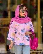شومیز پاستیلی لینن ایتالیایی - Image 6