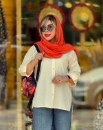 شومیز پاستیلی دلسا - Image 14