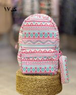 ست کوله پشتی لپ تاپی مدل ریزو با جامدادی در 20 طرح - Image 18