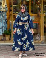 پیراهن مدل انار سورمه ای