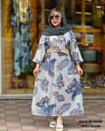 پیراهن مدل انار طوسی